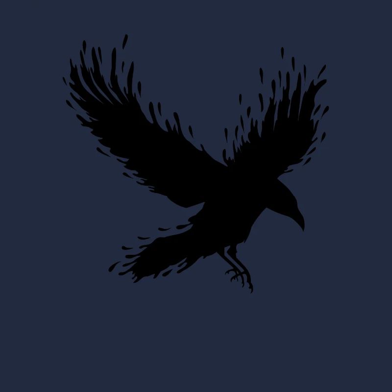 corbeau volant oiseau corbeau volant