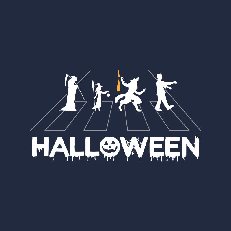 Halloween Créatures Zebra Rayures Drôle