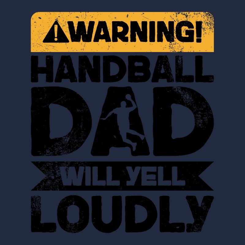 Warnung Wird Schreien - Handball Dad