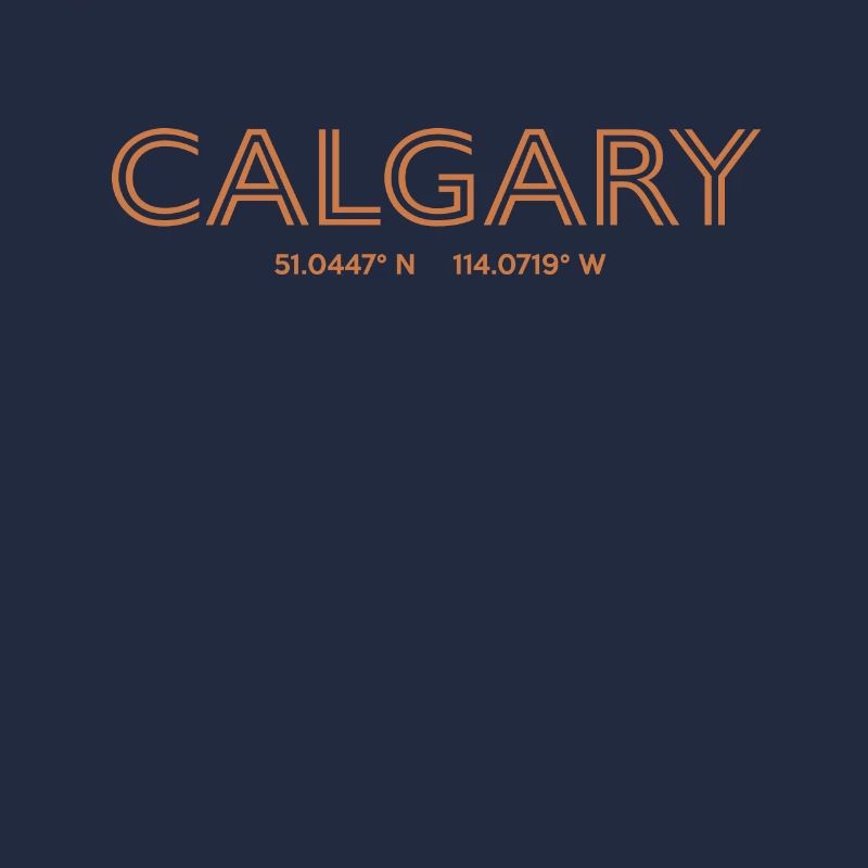 Canada City Coordinates - Calgary