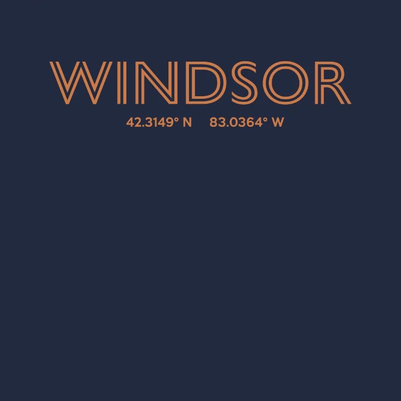 Canada City Coordinates - Windsor