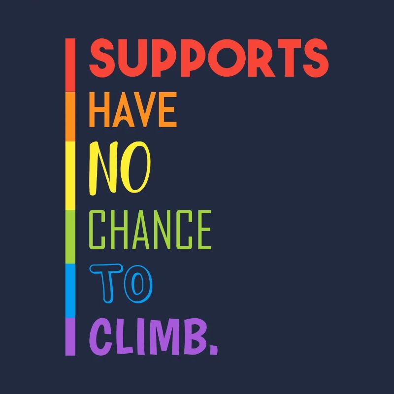 Supports cannot climb