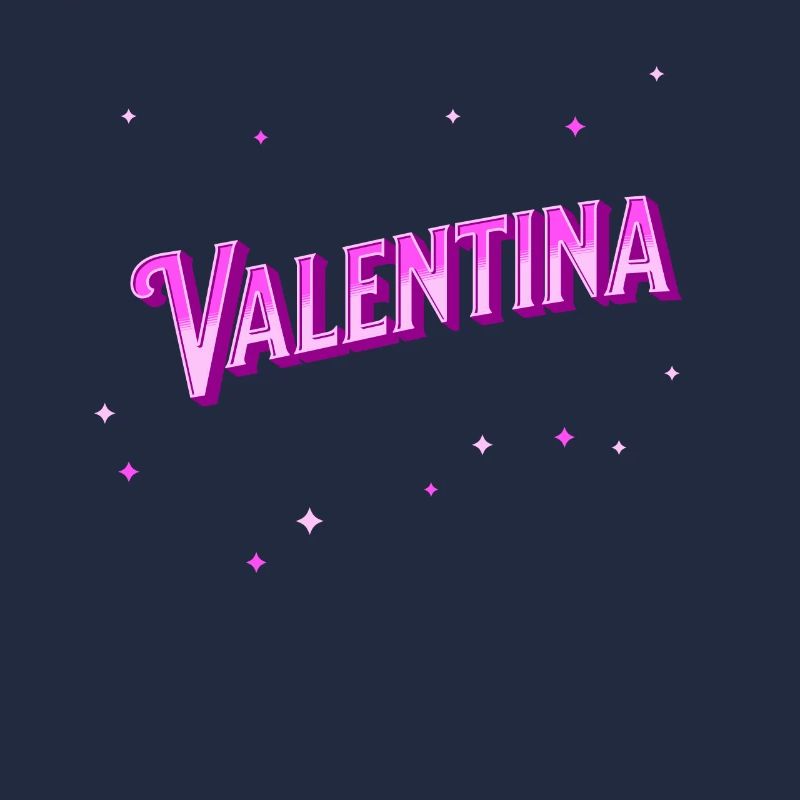 Valentina's name personalized
