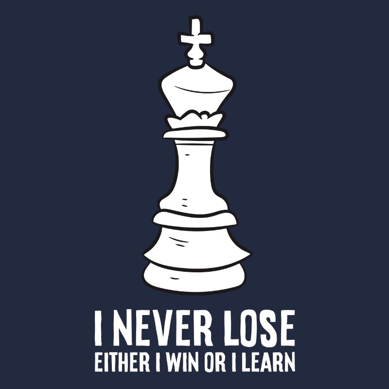 Ich verliere nie, entweder gewinne ich oder ich