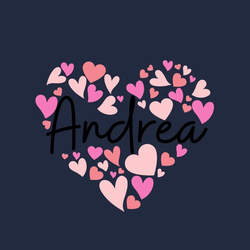 J’aime Andrea - des cœurs pour Andrea