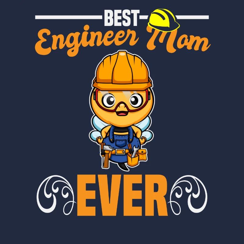 Best Engineer Mom Ever Construction Worker Mommy