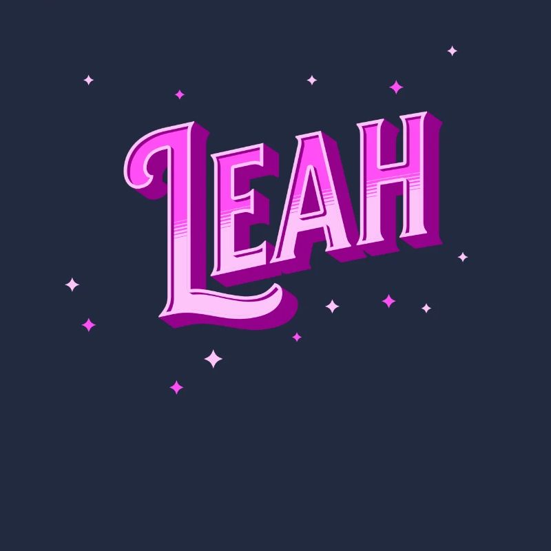 Leah name personalized
