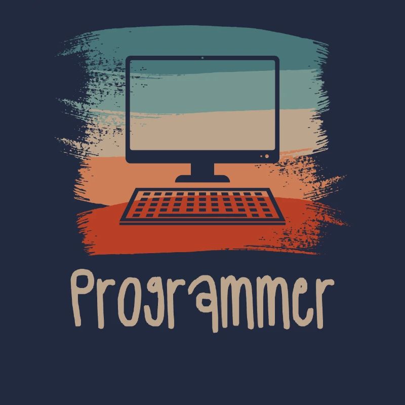 Retro Vintage Programmer Computer Programming