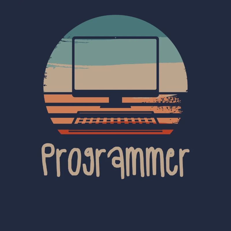 Retro Vintage Programmer Computer Programming