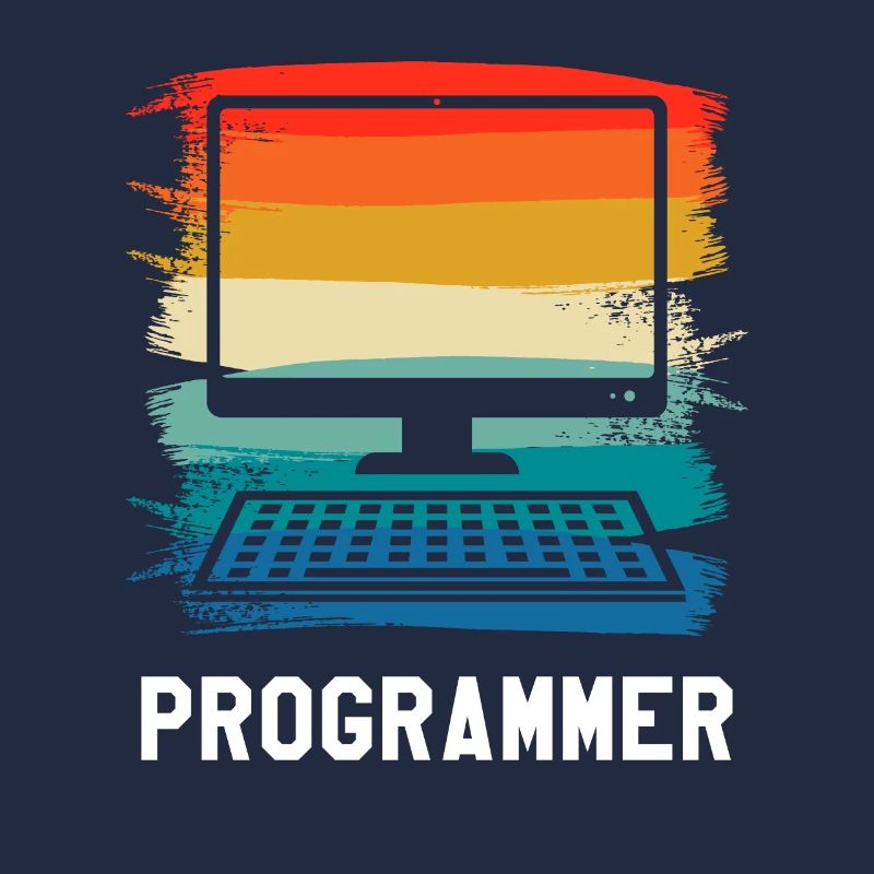 Retro Vintage Programmer Computer Programming