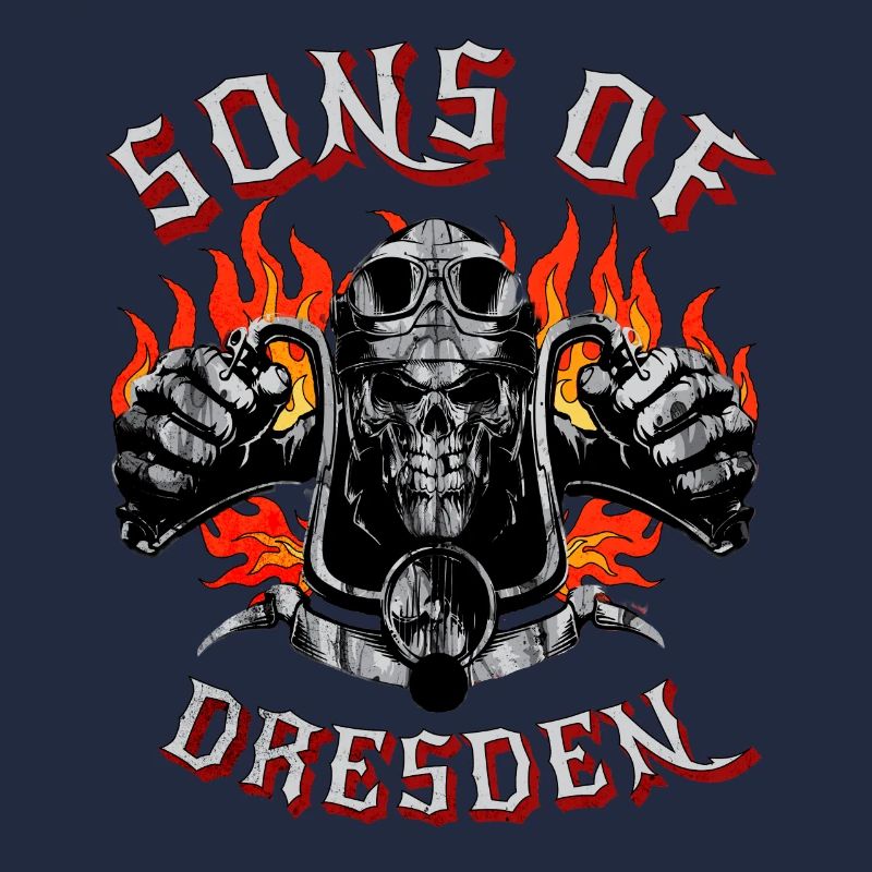 Dresde Biker Geschenk fils de Dresde