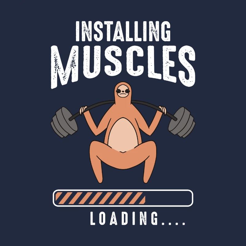Installing Muscles Loading Fitness Workout