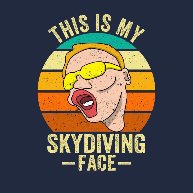 C'est mon visage de parachutisme Drôle