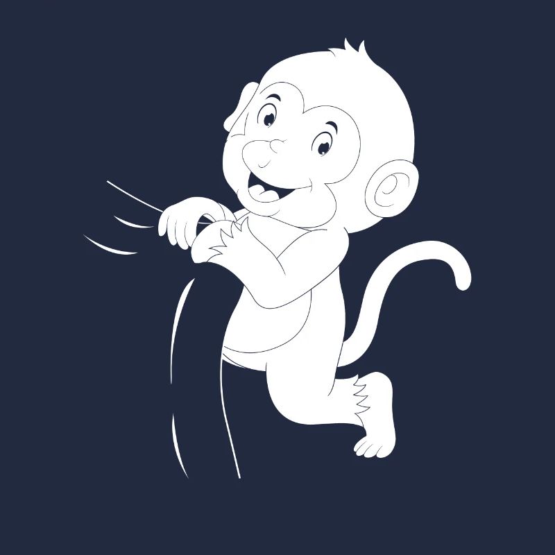Singe bébé orang-outan - bébé singe mignon