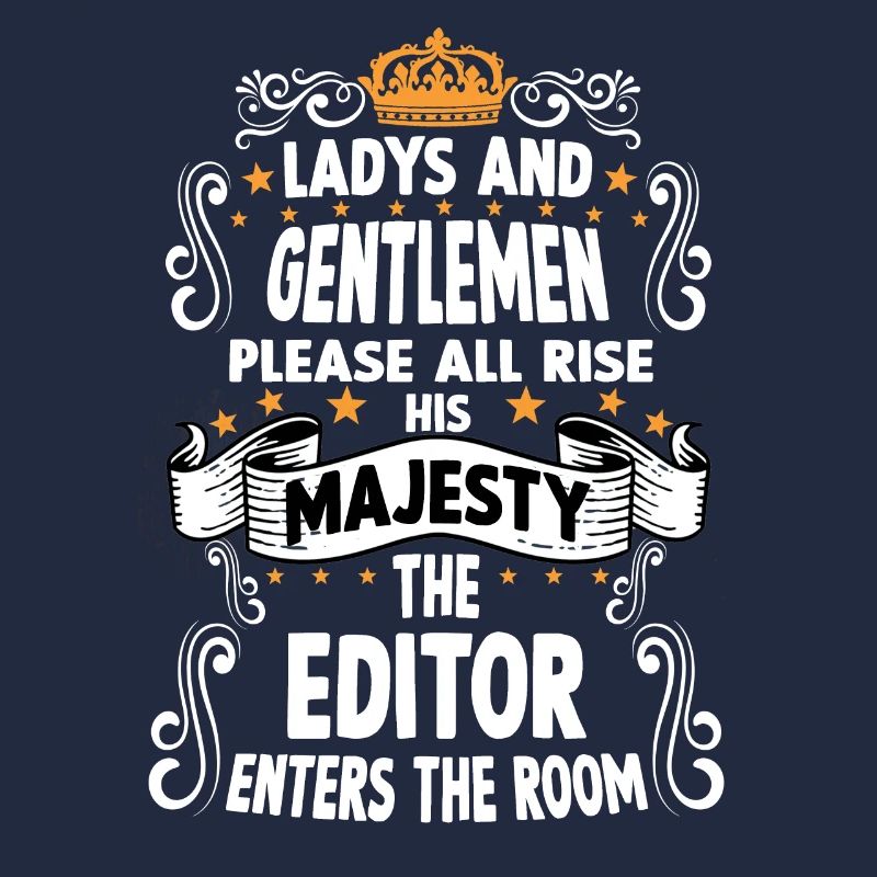 Editor T witziges Spruch Motiv Editor