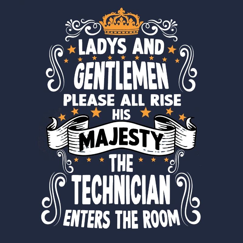 Technician T funny saying motif technician