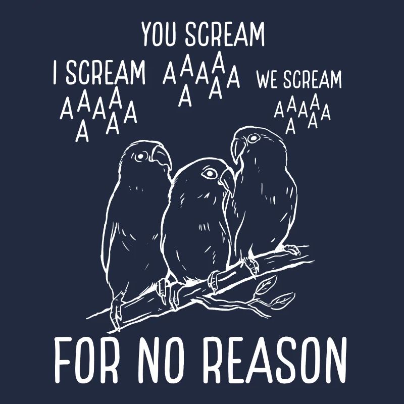 Parrot cry or no reason