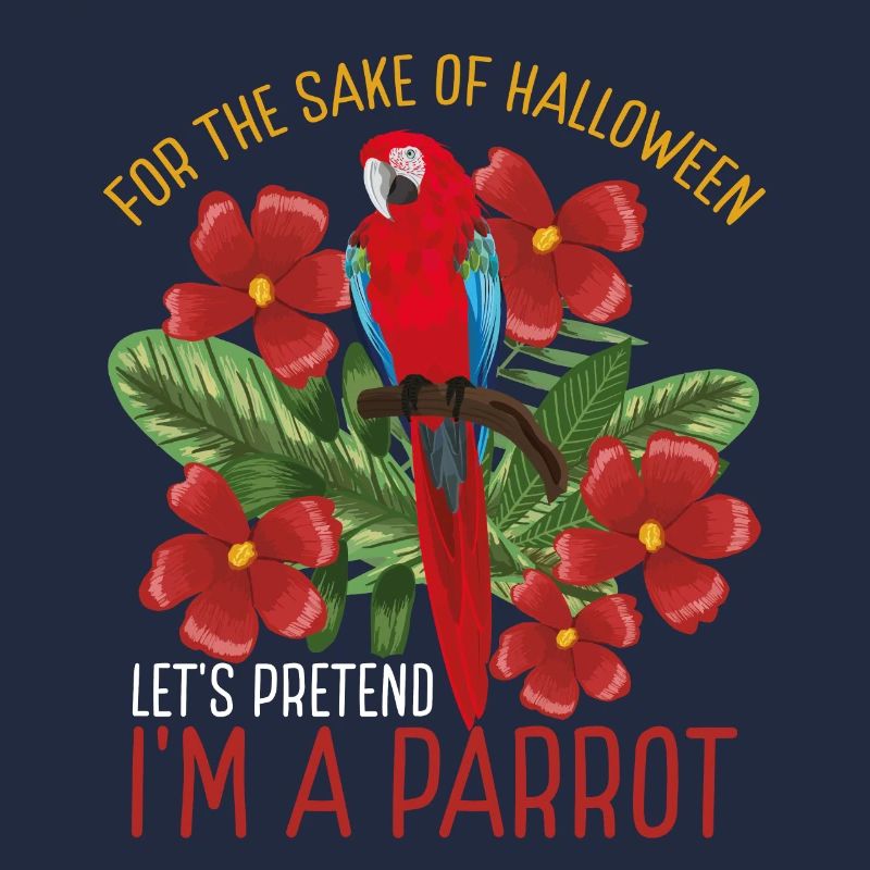 Ich Bin Ein Papagei An Halloween