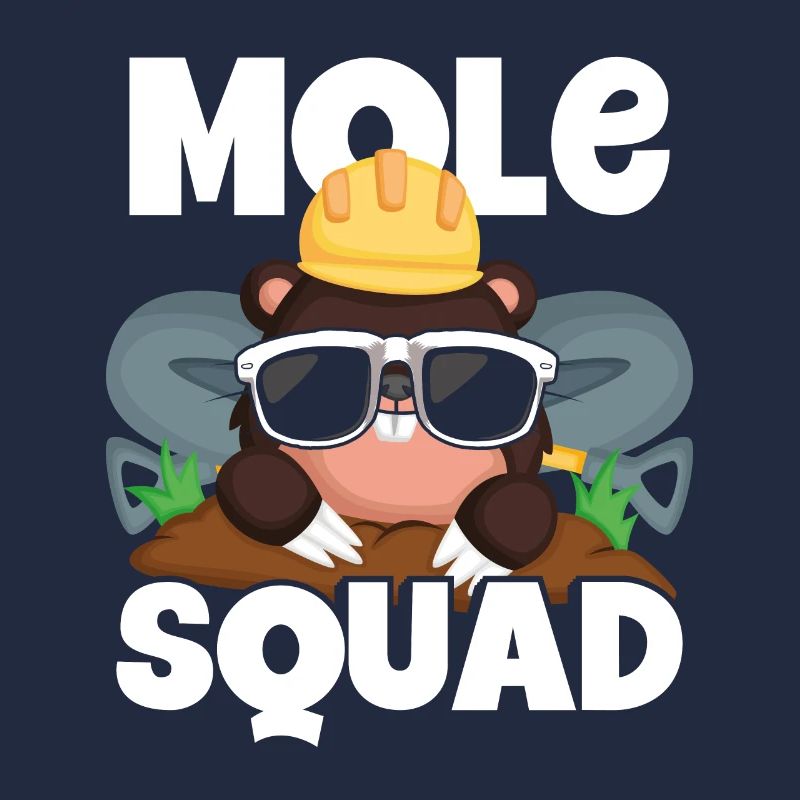 Mole troop with sunglasses