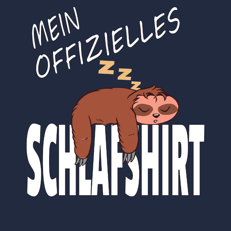 Faultier Schlafshirt Pyjama Geschenkidee