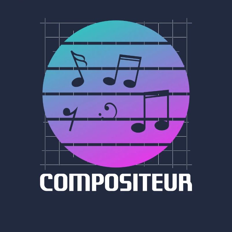 Retro Compositeur Composition Musicale