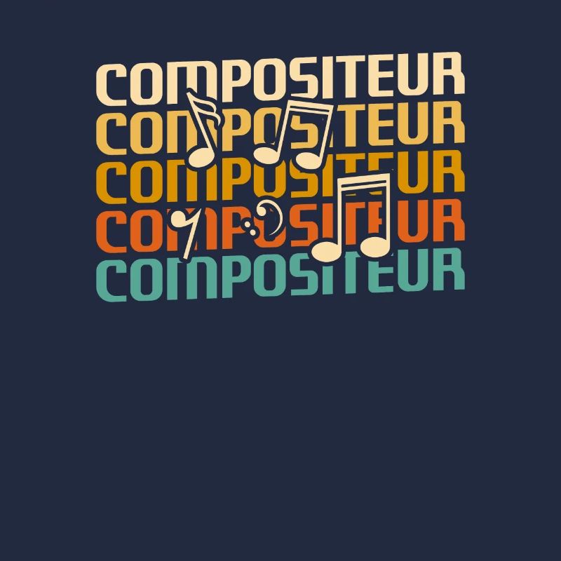 Retro Compositeur Composition Musicale