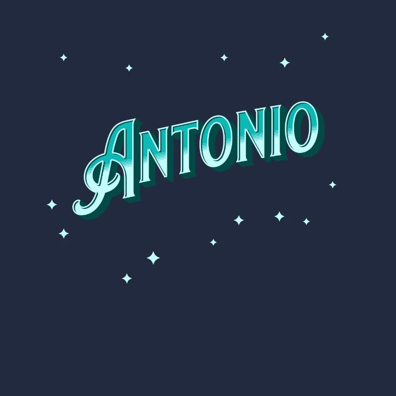 Antonio's name personalized