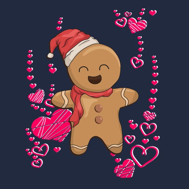 Lebkuchen mit Herzen lecker