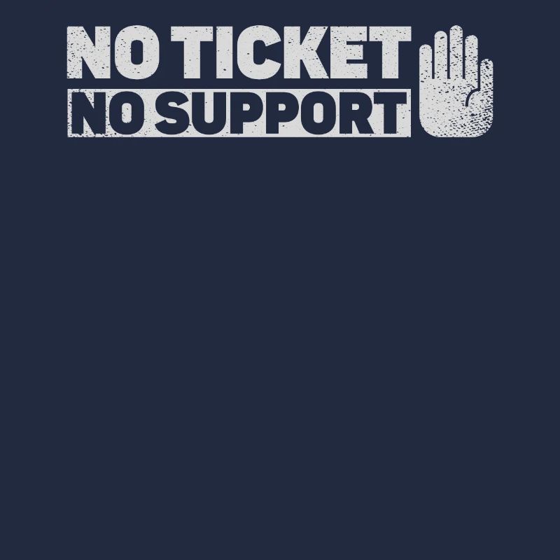 No Ticket No Support Veranstaltung Ereignis Helfen