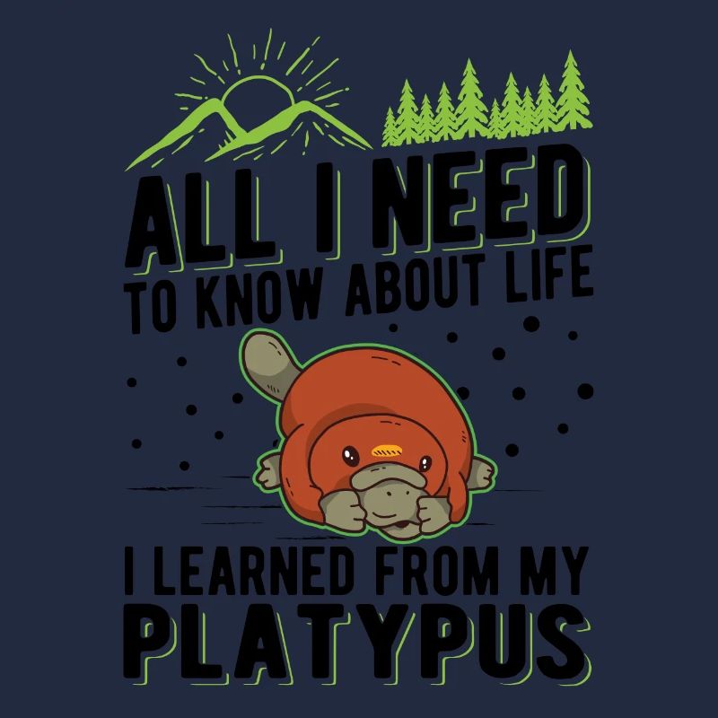 Schnabeltier Geschenk Platypus