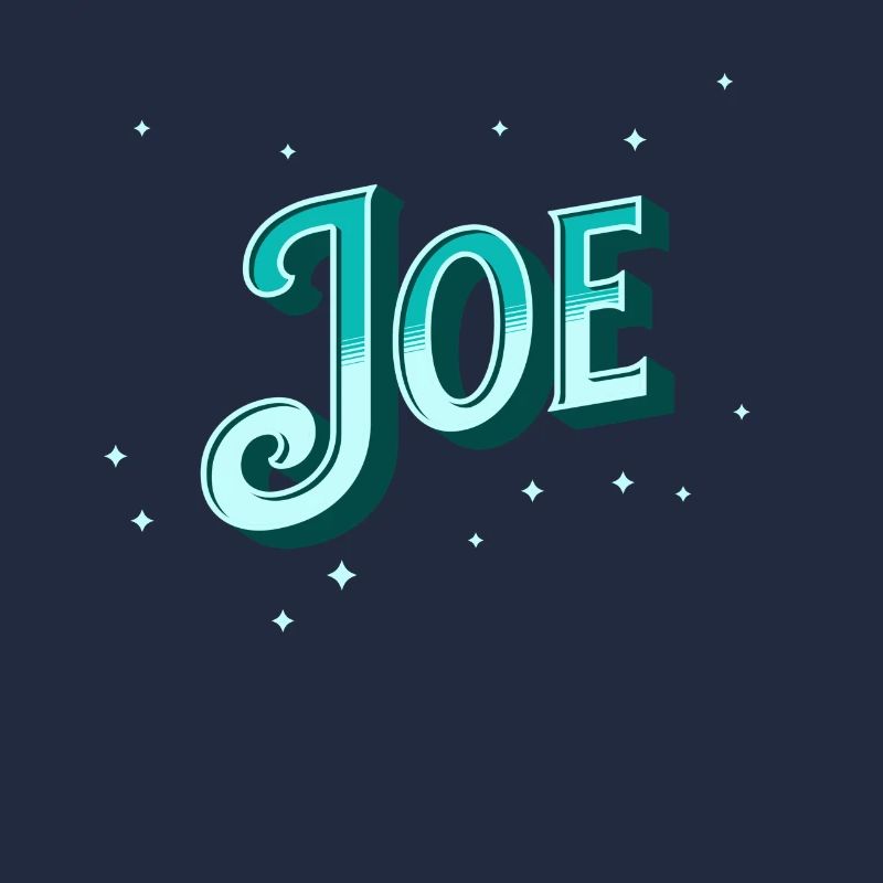 Joe name personalized