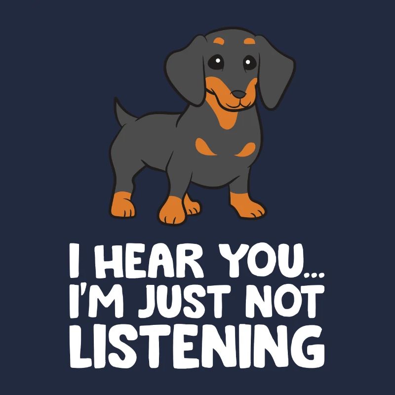 Chien teckel je t’entends, je n’écoute tout simplement pas
