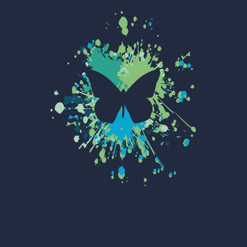 Éclaboussure de couleur papillon