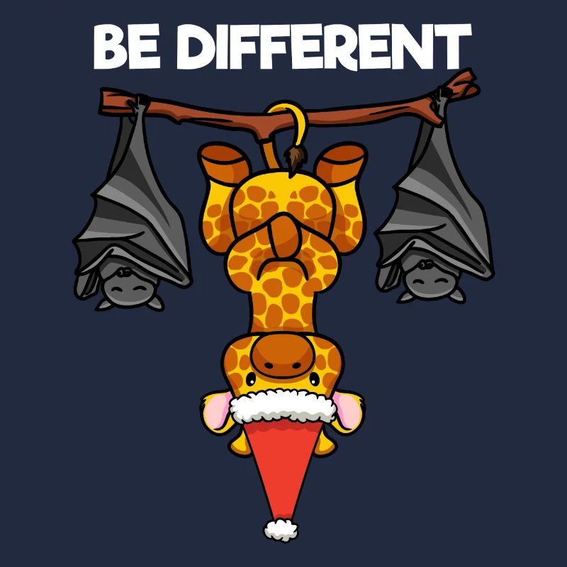 Be Different Giraffe Bat Santa Claus