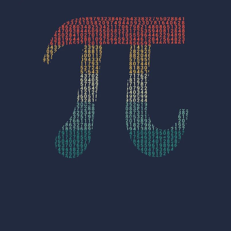 Ziffern von Pi im Quellcode Zahlen Pi Day 3.14159