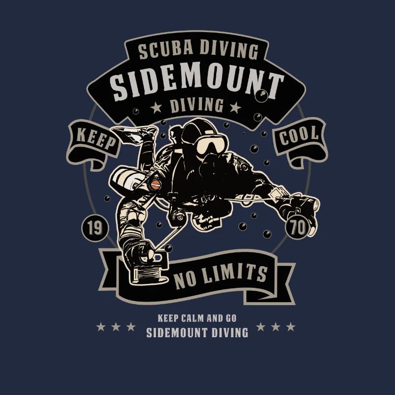 Sidemount Diving Keep Calm Cave Diving Gift