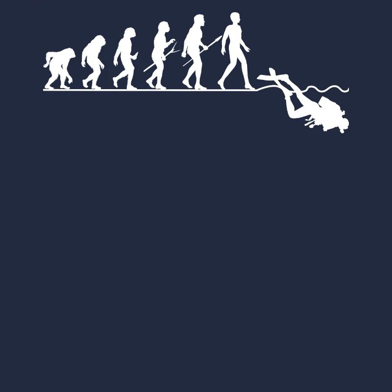 Diving Evolution Diver Funny Gift