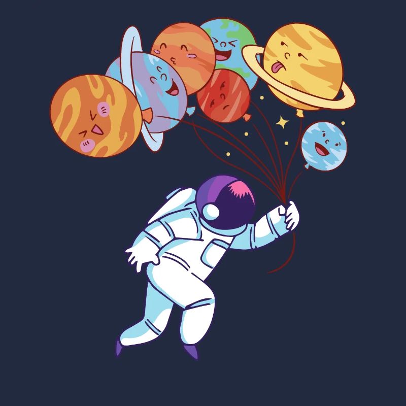 Aerospace Solar System Planets Funny Astronaut