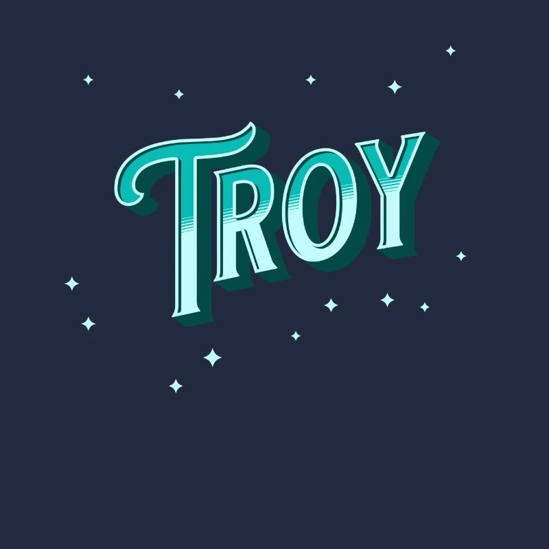 Troy name personalized