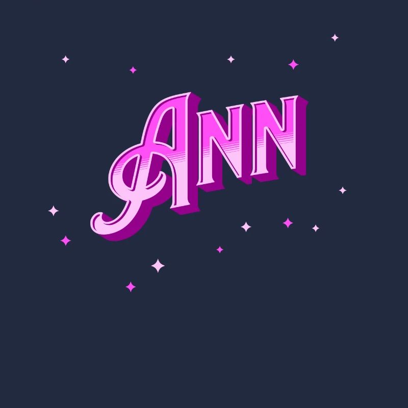 Ann name personalized