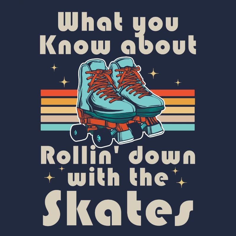 Inline Skate Cadeau Rollskates Roller 70s