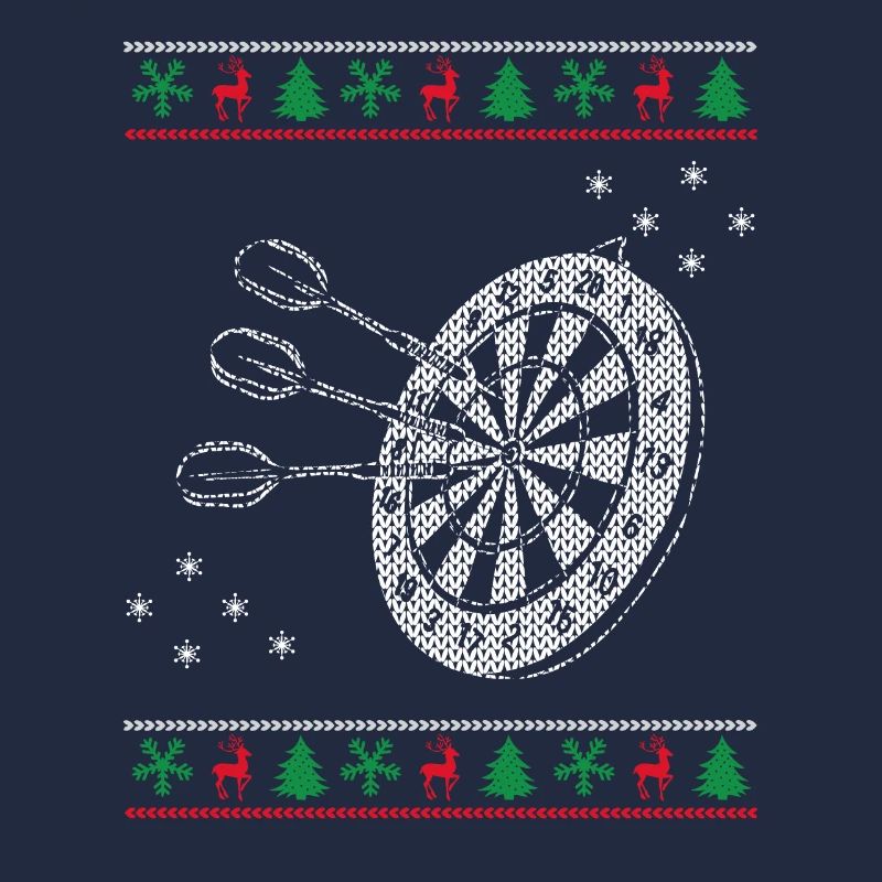 Jeu de fléchettes à Noël