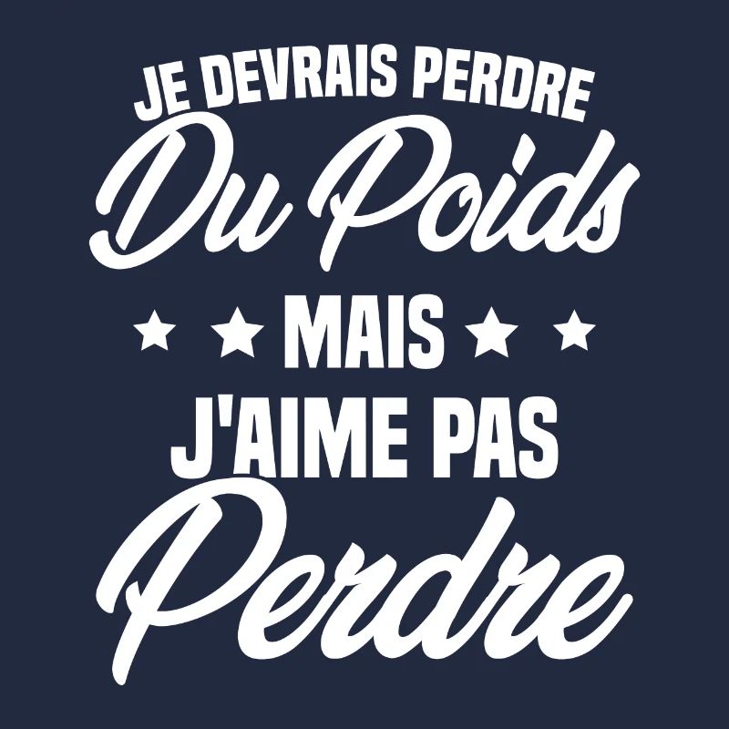 Je devrais perdre du poids mais j'aime pas perdre