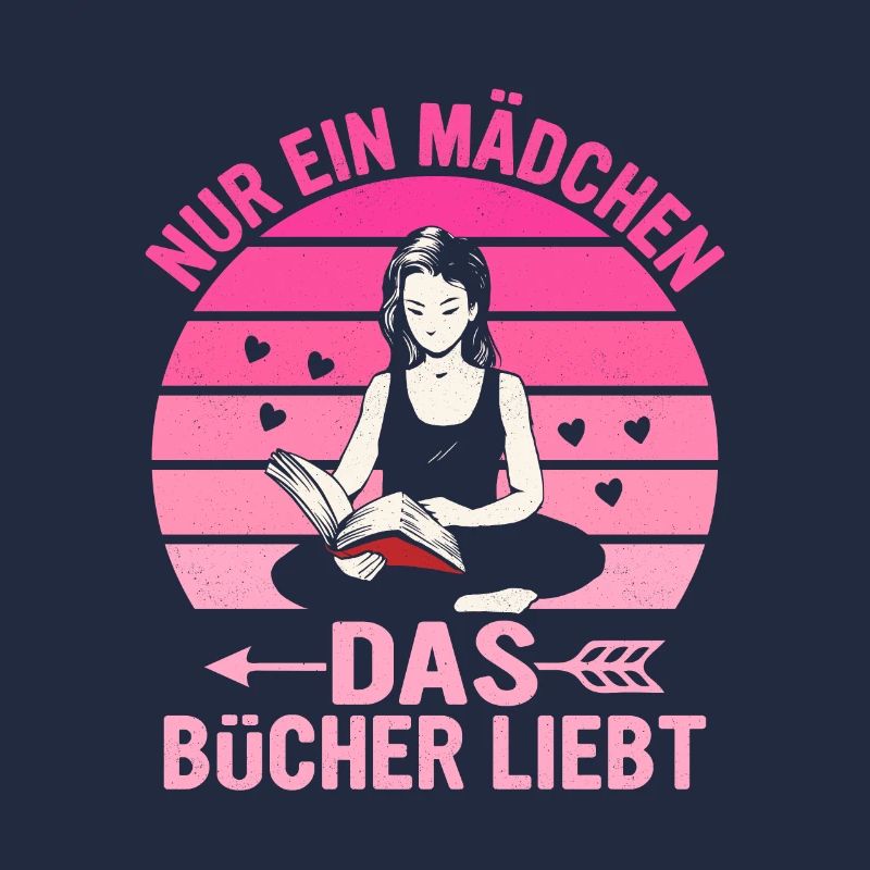Nur ein Mädchen, das Bücher liebt Buch Lesen