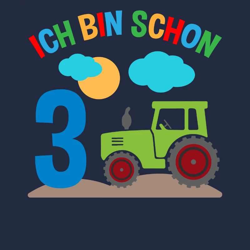 Traktor Geburtstag Geschenk Jungen 3 Jahre