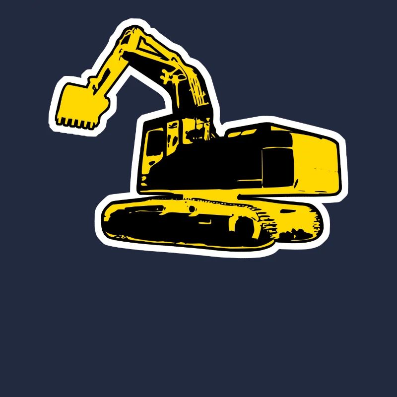 Baggerfahrer Bagger Baustelle