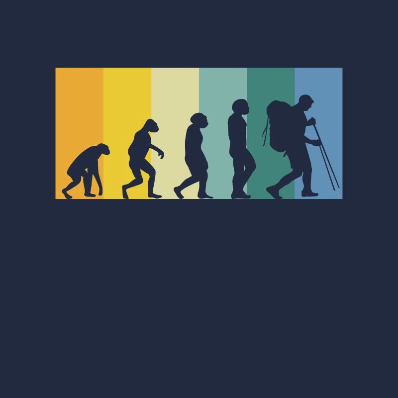 Evolution Wanderer - randonnée rétro vintage couleurs