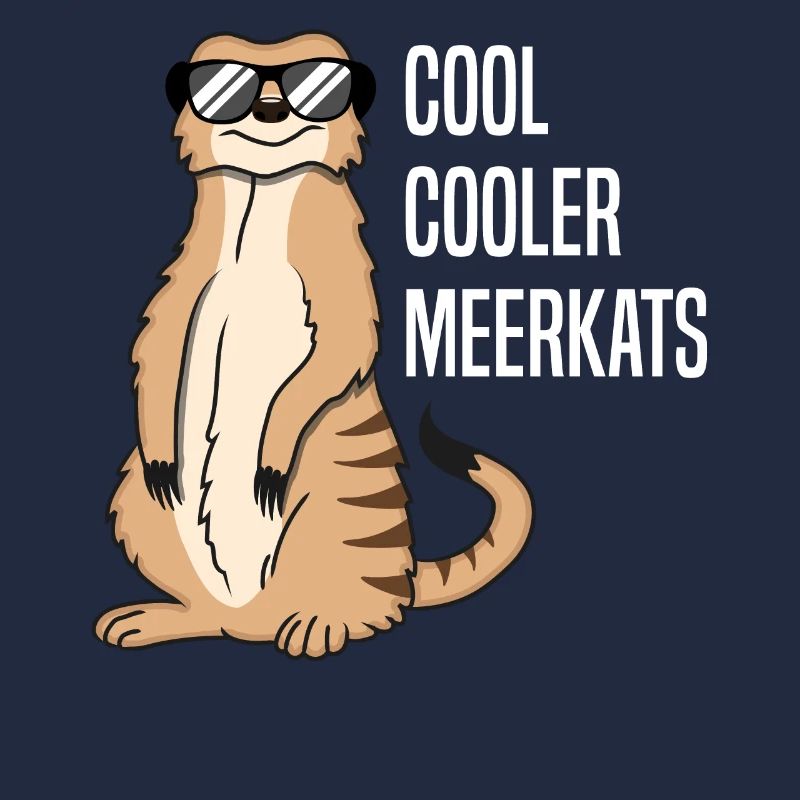 Cooles Erdmännchen Lustiger Spruch Geschenk