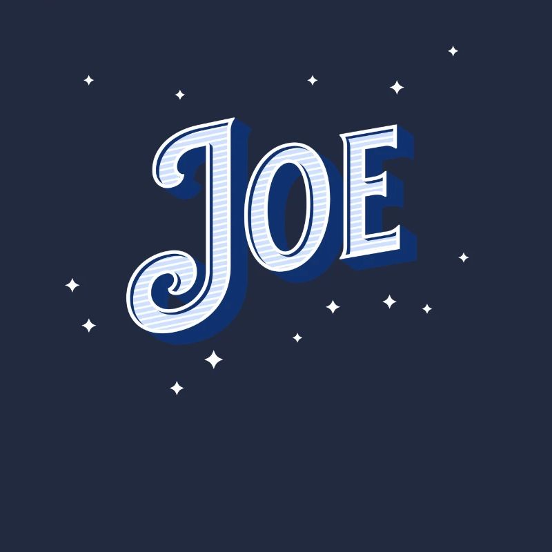 Joe name personalized