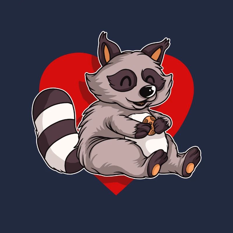 FURRY WASCHBÄR mit Herz